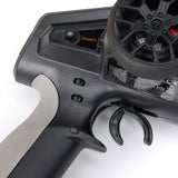 Spektrum DXC+ 12-channel DSMR+ transmitter with SR615 receiver, black radio controller for remote RC drone or car.