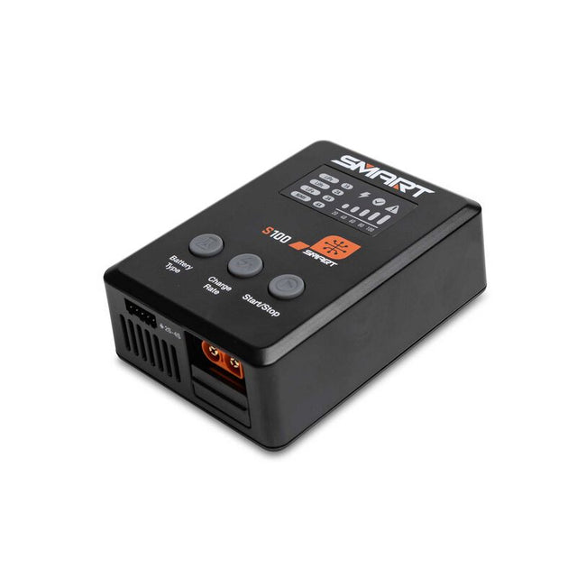 Spektrum S100 1x100W USB-C smart charger with digital display and multiple ports for fast device charging