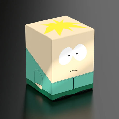 Squaroes South Park deckbox for card supplies, featuring dark-themed design and ample storage for trading cards.