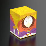 Dark-colored Squaroes deckbox for South Park The Stick of Truth card supplies, designed for storing gaming or trading cards.