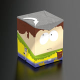 Squaroes 100+ Deckbox for South Park The Stick of Truth card supplies, dark-colored with branded logo and secure lid.