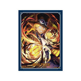 Bandai One Piece TCG official Sabo character sleeves set of 12 with colorful dragon design on transparent card sleeves.