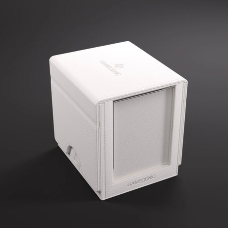 Gamegenic Sidekick PRO 100+ XL Convertible storage case in white, showing its spacious design and durable exterior for card protection.