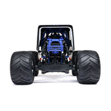 Losi Son-Uva Digger LMT 2.0 1/8 scale remote control monster truck on rugged terrain.