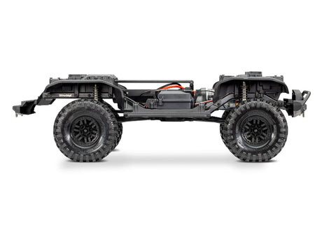 Traxxas TRX-4 Crawler Kit Clipless with detailed chassis and suspension components for off-road RC crawling.