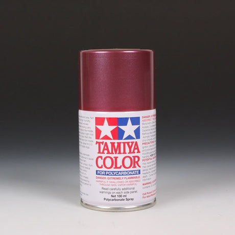 Tamiya PS‑47 Pink and Gold Iridescent Spray Paint can, 100ml, with pink and gold shimmering finish, for model and craft projects.