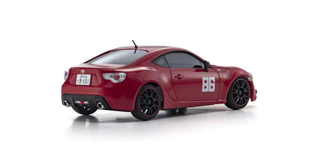 Kyosho Mini-Z ASC MA-020 Toyota 86 MF GHOST RC car part showing the detailed front and side view of the miniature vehicle.