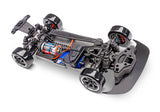 Traxxas 4-Tec Drift Nissan 240SX RC car with detailed body and drifting tires, showcasing the scale model's realistic design.