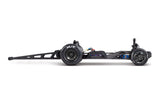 Traxxas Drag Slash C10 HD radio-controlled truck with detailed black and silver body and off-road tires.