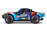 Traxxas Maxx Slash 6s RC truck with rugged tires and sleek body, ready for high-speed off-road racing.