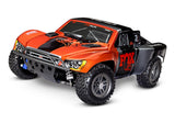 Traxxas Slash 4X4 BL-2s remote control truck with rugged off-road tires and detailed body design.