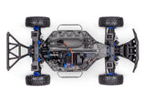 Traxxas Slash 4X4 BL-2s RC truck with black body and off-road tires, showcasing its rugged design and detailed exterior.