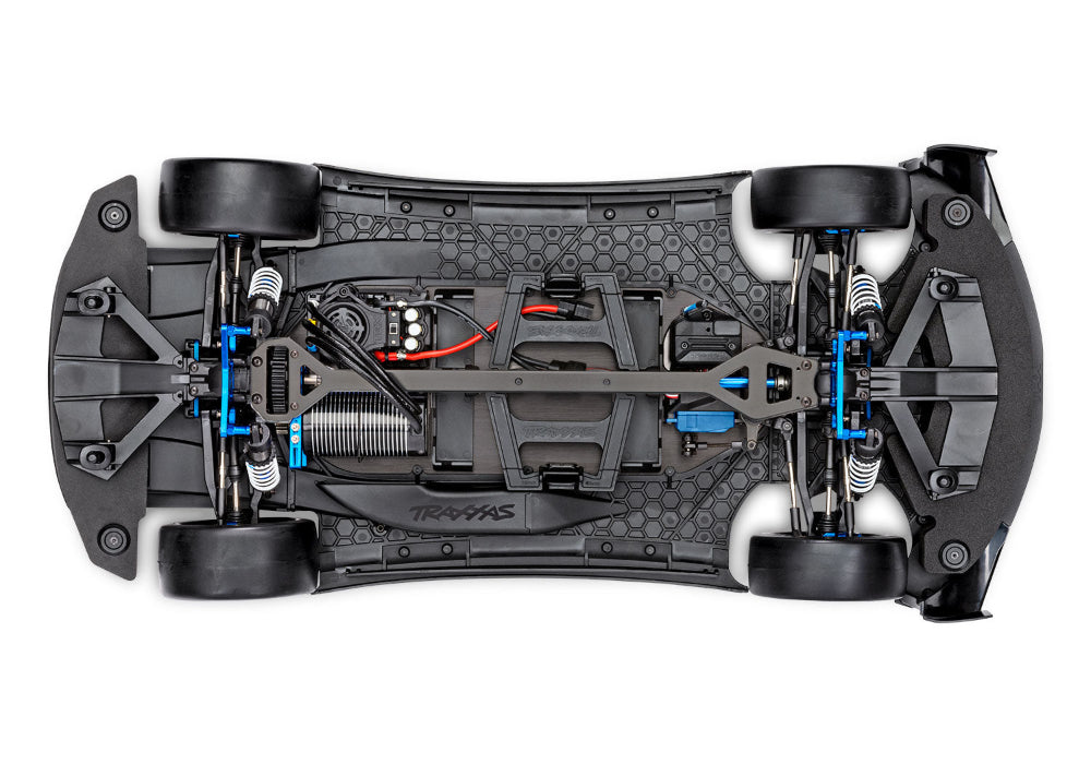 Traxxas XO-1 AWD supercar model with sleek body and detailed design, showcasing high-performance remote-controlled racing vehicle.