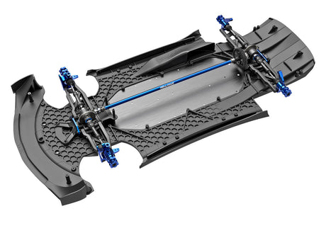 Traxxas XO-1 AWD supercar with sleek aerodynamic design and detailed exterior, ready for high-speed racing.