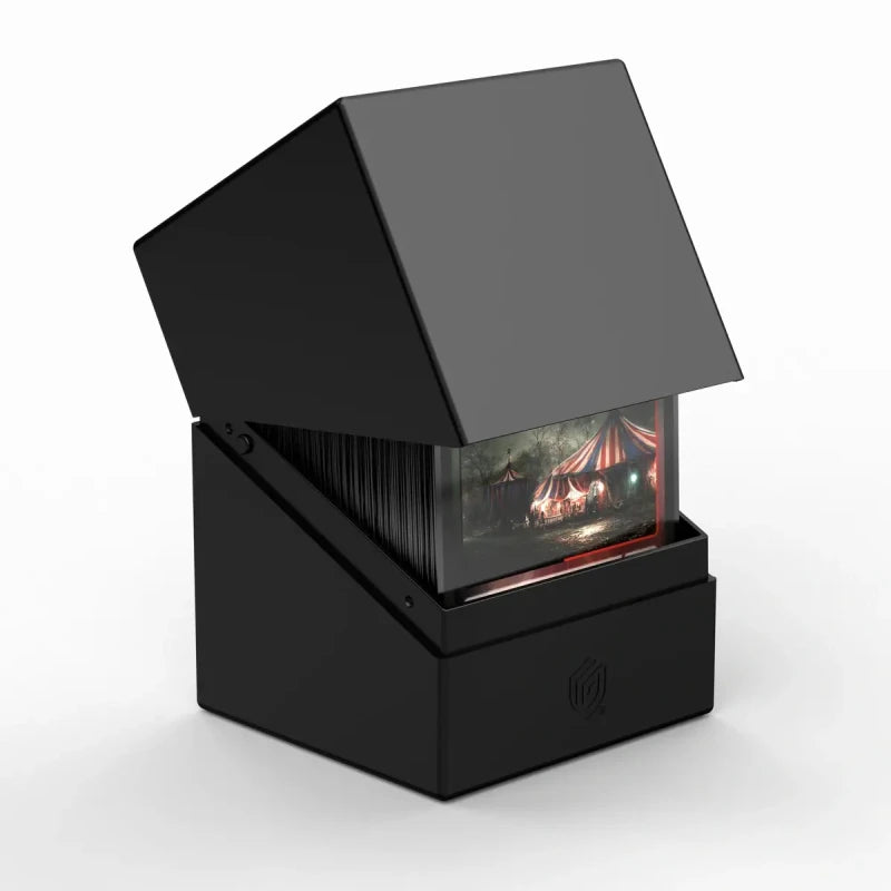 Ultimate Guard Boulder 100+ solid card storage box for trading cards, durable and secure card supplies by Ultimate Guard
