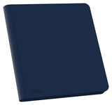 Ultimate Guard 12-Pocket Quadrow Zipfolio Xenoskin card storage wallet with black exterior and organized card slots.