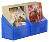 Ultimate Guard Deck Case Boulder 60+ Sapphire for storing and protecting collectible card game cards in a durable, stylish container.