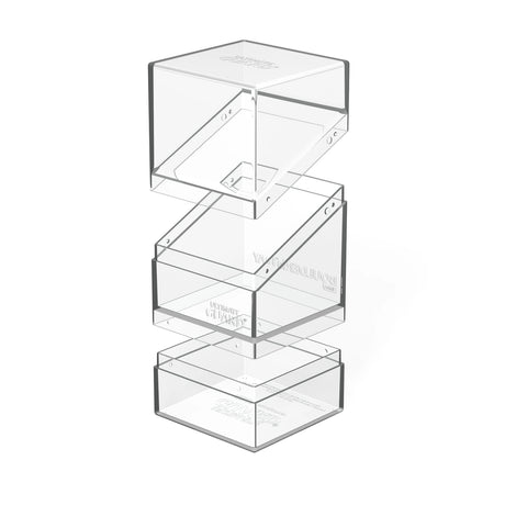 Ultimate Guard Boulder'n'Tray 100+ deck case for card storage, featuring a sturdy design and secure closure for collectible trading cards.