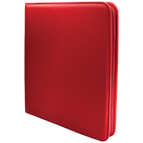 Ultra Pro Vivid 12-Pocket Pro Zippered Binder with transparent pockets and zipper closure for organizing trading cards or collectibles.