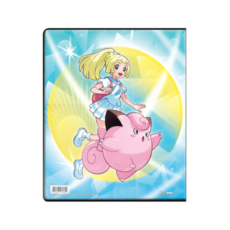 Ultra Pro Journey Together 9-pocket binder with transparent pockets for organizing trading cards or collectibles.