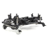 Vanquish VS4-10 Builders Kit featuring portal axles, with components displayed for custom RC truck building.