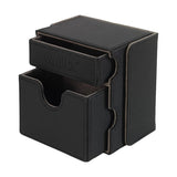 Vault X Exo-Tec Game Box 100+ in black, durable storage case for gaming discs and accessories, featuring secure latch and compact design.