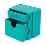 Vault X Exo-Tec Game Box 100+ in teal, durable storage container for game cartridges and accessories.