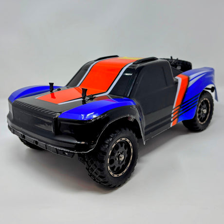 HPI Racing Blackzon Vyper SC Turbo 1/16 scale 4WD electric off-road RC car with brushless motor and turbo design.