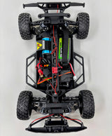 HPI Racing Blackzon Vyper SC Turbo 1/16 electric 4WD RC car with brushless motor and sleek black design.