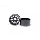 GL Racing R10 Carbon RWD rims for RC cars, lightweight and durable RC car parts shown on a sleek black background.