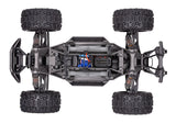 Traxxas X-Maxx 8S belt-driven RC monster truck with large tires and robust chassis, ready for off-road adventures.
