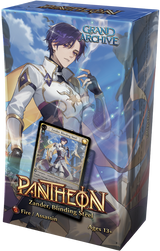 Zander Blinding Steel Pantheon Deck from Grand Archive TCG: Radiant Origins, featuring card art and deck layout.
