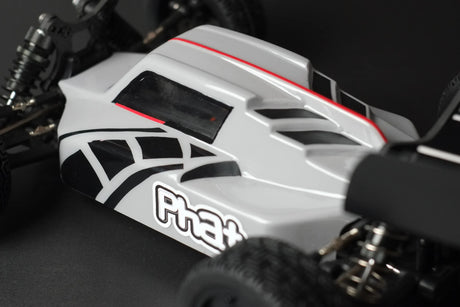 Phat Bodies ATAK RC buggy body with 190mm wheelbase, showcasing a sleek, aerodynamic design for remote control car racing.