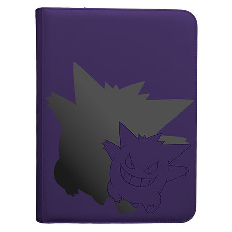 Ultra Pro Elite Series Gengar PRO 9-pocket zippered binder with Pokémon-themed design and secure zipper closure.
