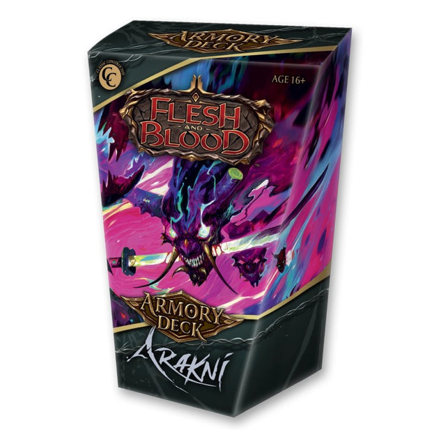 Flesh and Blood Armory Deck card featuring Arakni, a strategic card from the Flesh and Blood card game.