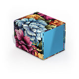 Ultimate Guard Sidewinder 100+ floral card storage box for trading cards, featuring colorful floral design and secure lid.