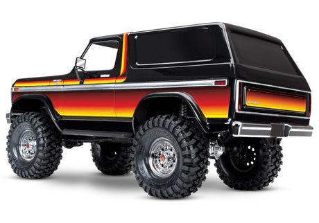 Traxxas TRX-4 1979 Ford Bronco remote control RC vehicle in a studio setting, detailed exterior with classic SUV design.
