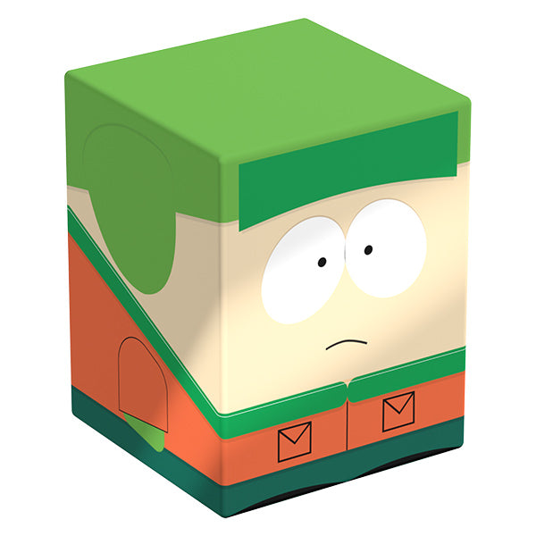 Squaroes South Park deckbox for card supplies, featuring colorful South Park characters and storage compartments for trading cards.