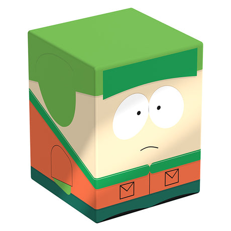 Squaroes South Park deckbox for card supplies, featuring colorful South Park characters and storage compartments for trading cards.