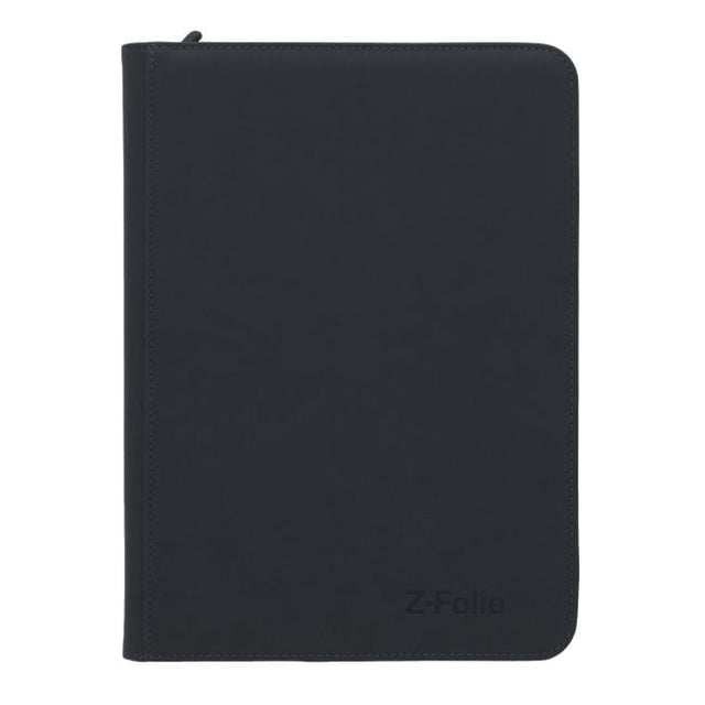 BCW Z-Folio 9-pocket CD album with clear plastic pages and black cover for storing and displaying CDs.