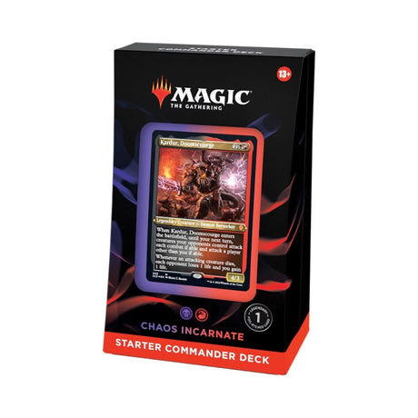 Chaos Incarnate Commander deck from Wizards of the Coast Magic: The Gathering Starter Commander Decks set.