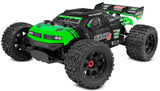 Team Corally Punisher 4S RTR monster truck with large off-road tires and sturdy chassis, ready for rugged outdoor terrain.