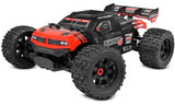 Team Corally Punisher 4S RTR monster truck with large tires, rugged body, and vibrant paint, ready for off-road racing.