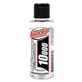 RC car Team Corally Ultra Pure Silicone Diff Oil 2oz bottle with a clear label and orange cap, used for drivetrain lubrication.