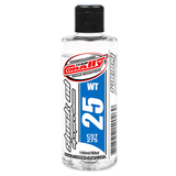 Team Corally RC car with Ultra Pure Silicone Shock Oil 5oz container, showcasing the shock oil bottle and RC vehicle components.