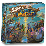 Small World of Warcraft board game by Days of Wonder, 3D box image showing colorful game components and artwork.