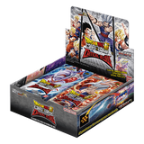 Bandai Dragon Ball Super Critical Blow Booster Box featuring colorful trading cards and vibrant packaging design.