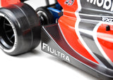 Exotek Racing Ultra F1 lightweight clear RC car body with detailed design and aerodynamic shape for high-performance racing.