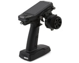 Flysky FS-G11P 11-channel 2.4GHz transmitter with R11P receiver for remote control models, showing the transmitter with antenna.