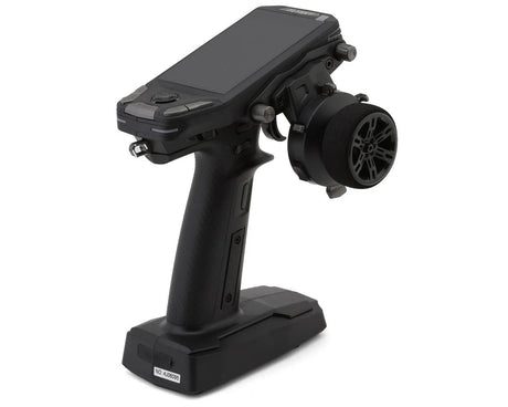 Flysky FS-G11P 11-channel 2.4GHz transmitter with R11P receiver for remote control models, showing the transmitter with antenna.